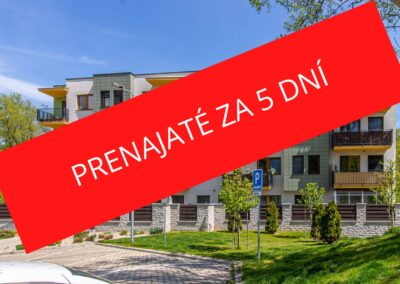 PRENAJATÉ – Luxusný 3 izbový byt v novostavbe Rosnička
