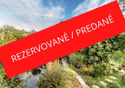 REZERVOVANÉ/PREDANÉ Dom so zeleným rajom na dvore, Záhorská Bystrica