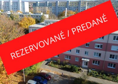 REZERVOVANÉ – Útulný 1-izbový byt Stupava, Ružová ulica